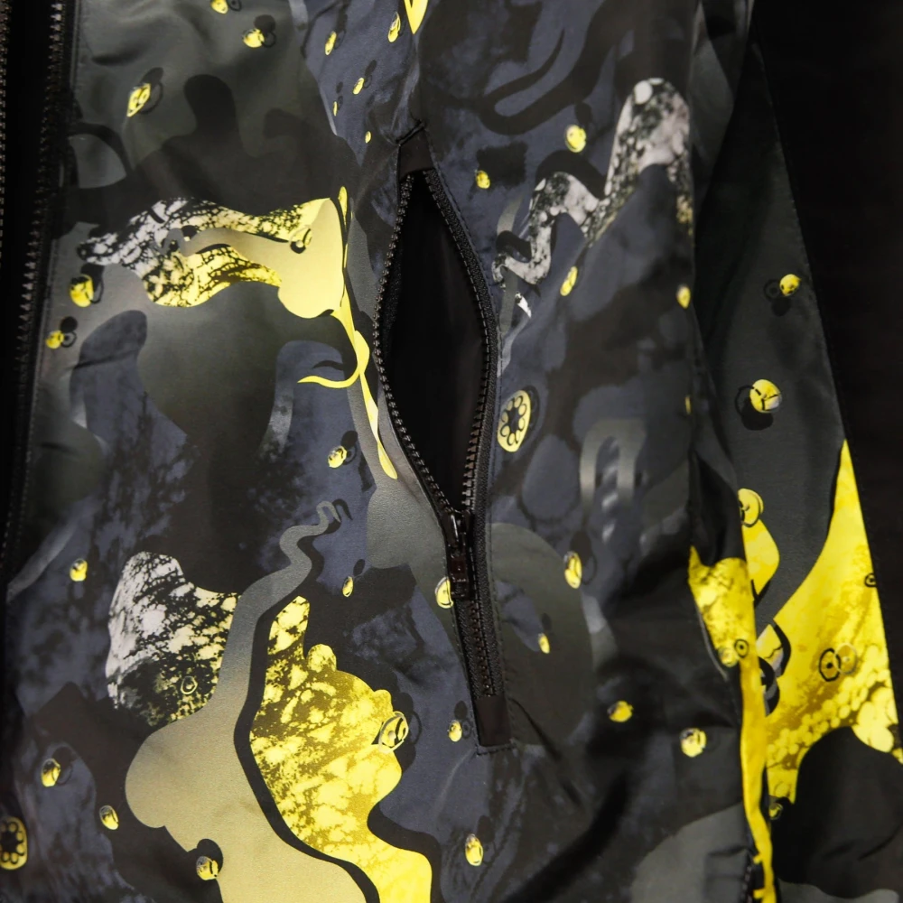 Octopus Camo Hoodie Jas Geel Zwart Multicolor Heren