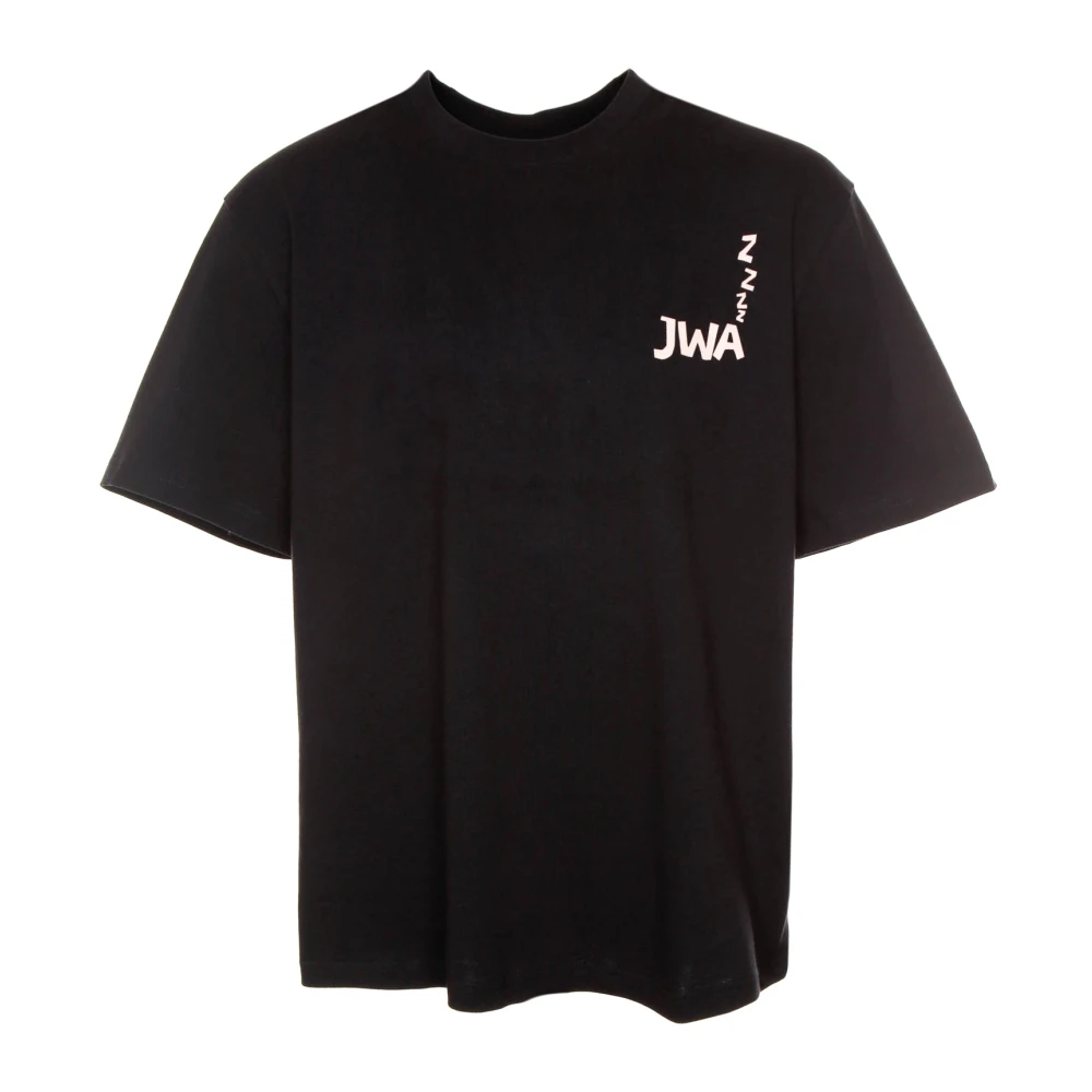 JW Anderson Gedrukt T-shirt met korte mouwen Blue Heren