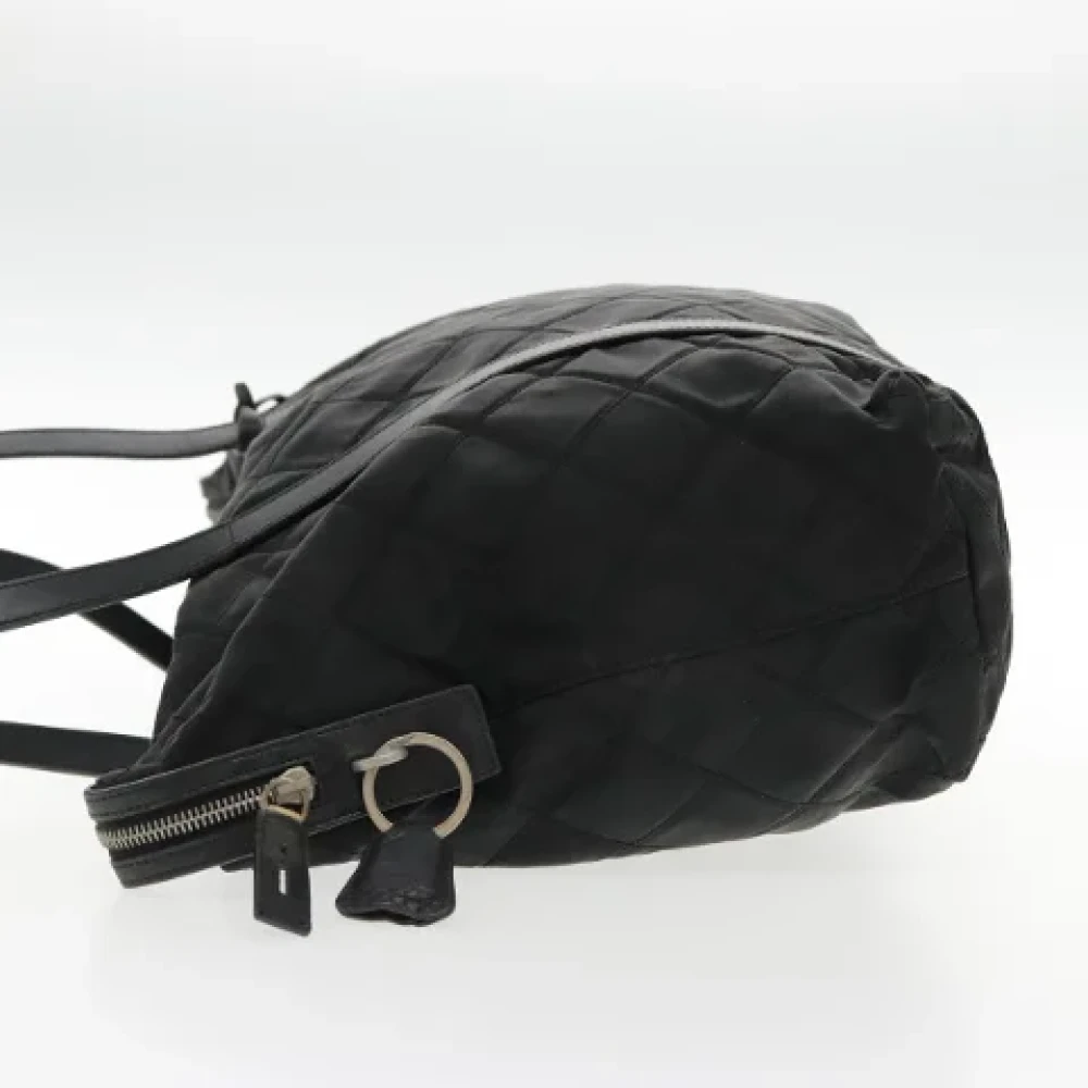 Prada Vintage Pre-owned Nylon prada-bags Black Dames