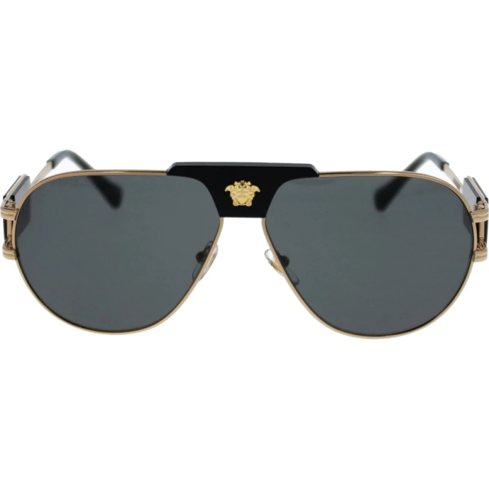 Versace Men's Yellow Sunglasses,, Stylish Sunglasses For Medium