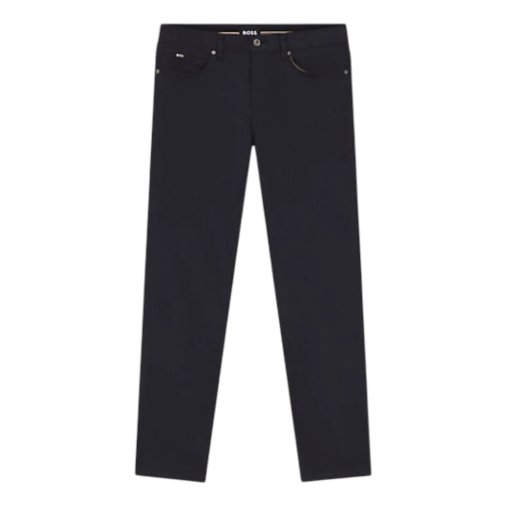 Hugo Men's Blue Slim Fit Performance-Stretch Jeans - Straight Fit Jeans - W34 L32 - Jeans