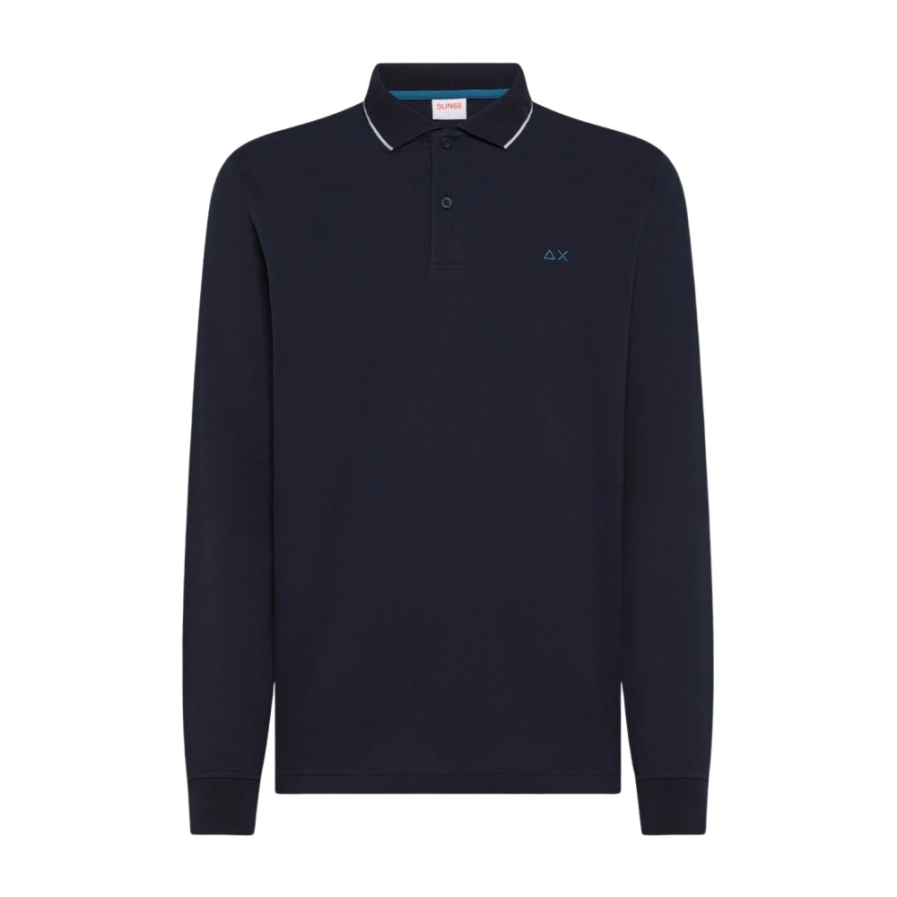Sun68 - Tops > Polo Shirts - Blue - Sun68 - Modalova