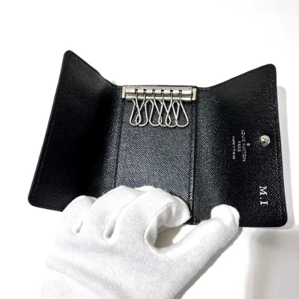 Louis Vuitton Vintage Pre-owned Canvas key-holders Gray Dames