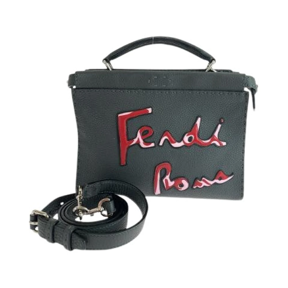 Fendi Vintage Pre-owned Peekaboo Mini Fit Leather 2way Tas