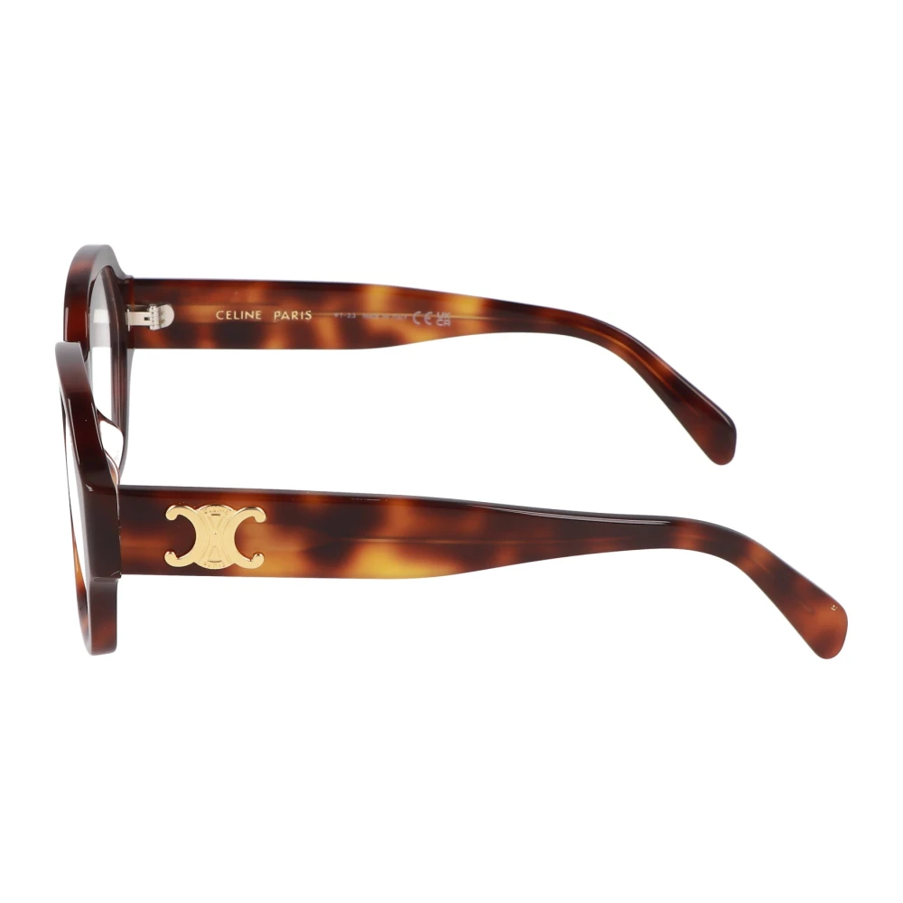 Celine Originele Acetaatmontuur Bril Brown Unisex