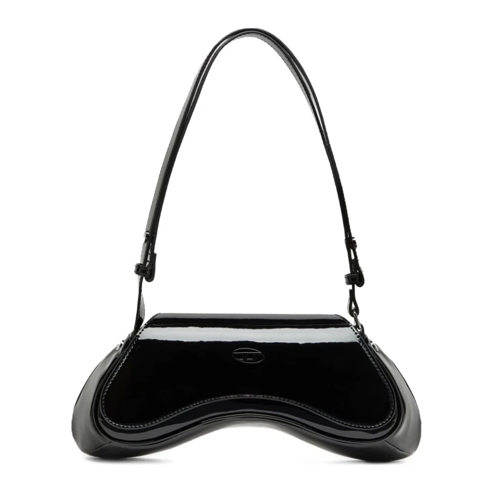Diesel Women's Black - Play-Glossy Crossbody Bag - Crossbody Bags - Woman Uni - Image 3