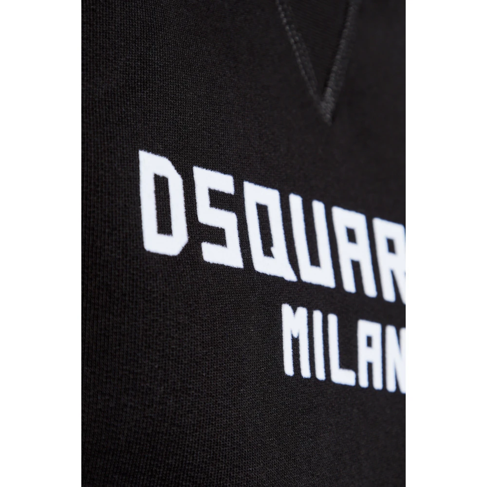 Dsquared2 Sweatshirt met print Black Dames