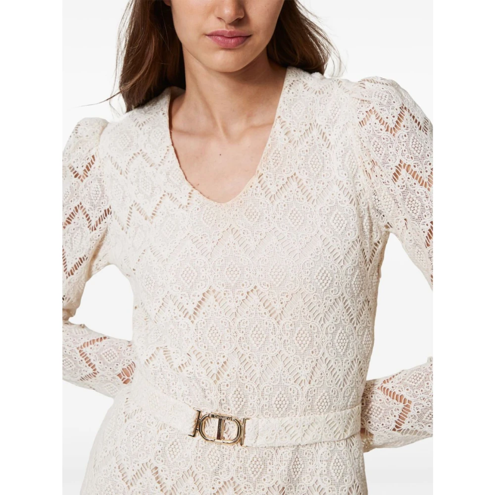 Twinset Beige Jurk voor Vrouwen Beige Dames