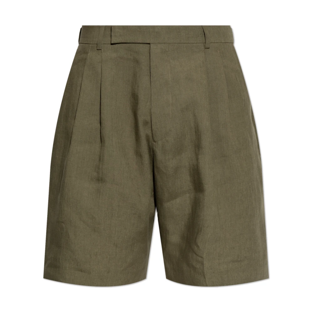 Paul Smith Herr Grön Shorts W30, Linne, Linen Shorts