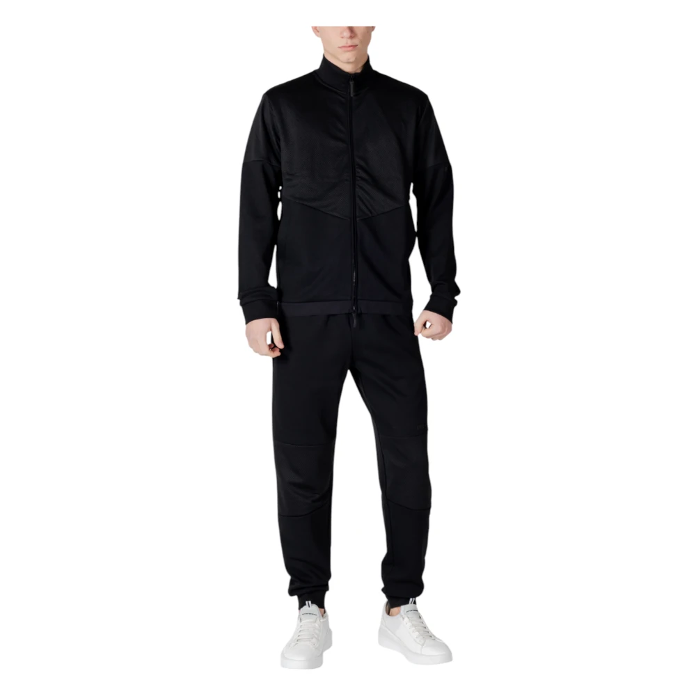 Emporio Armani Ea7 Men's Black Cotton Polyester Suit Collection