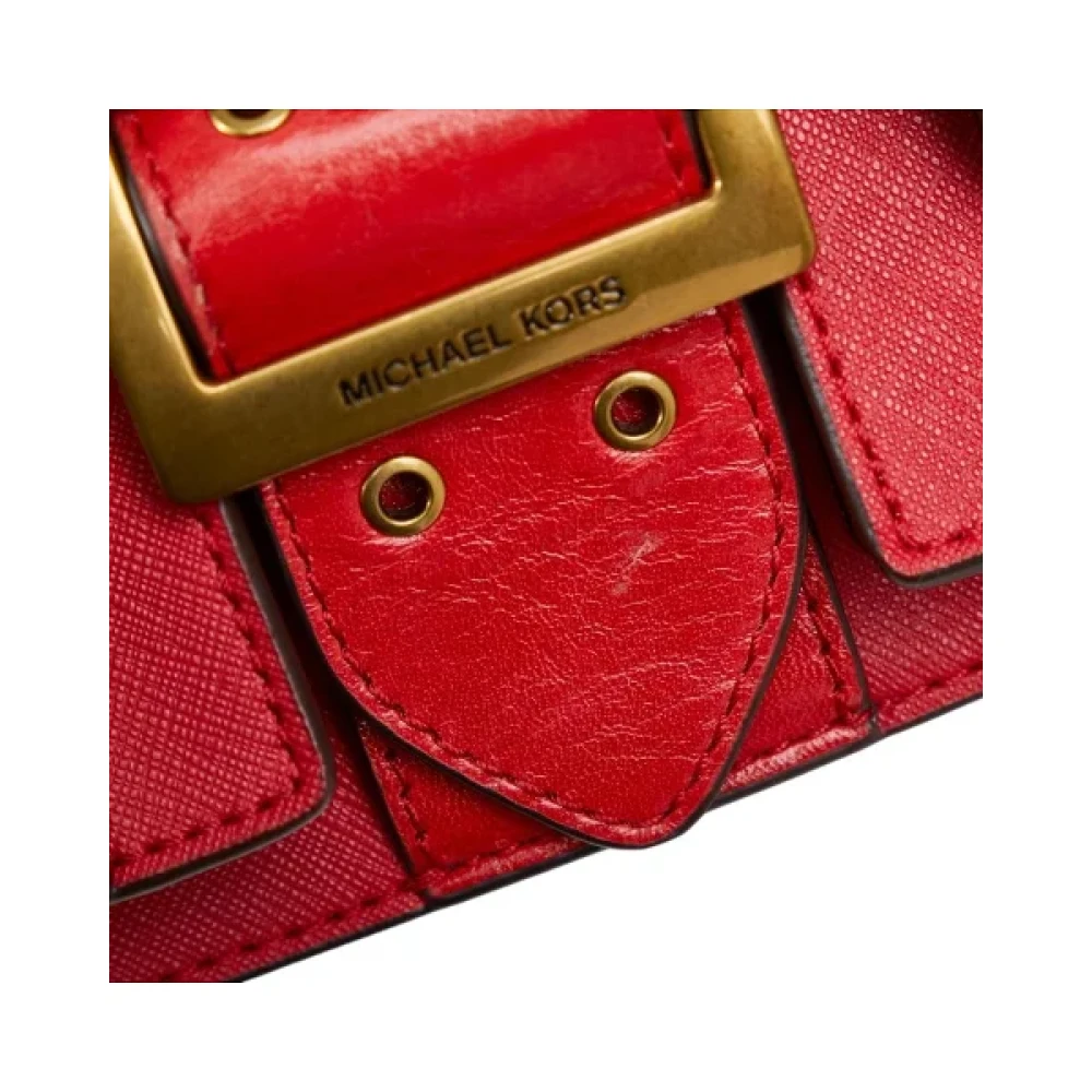 Michael Kors Pre-owned Leather shoulder-bags Red Dames