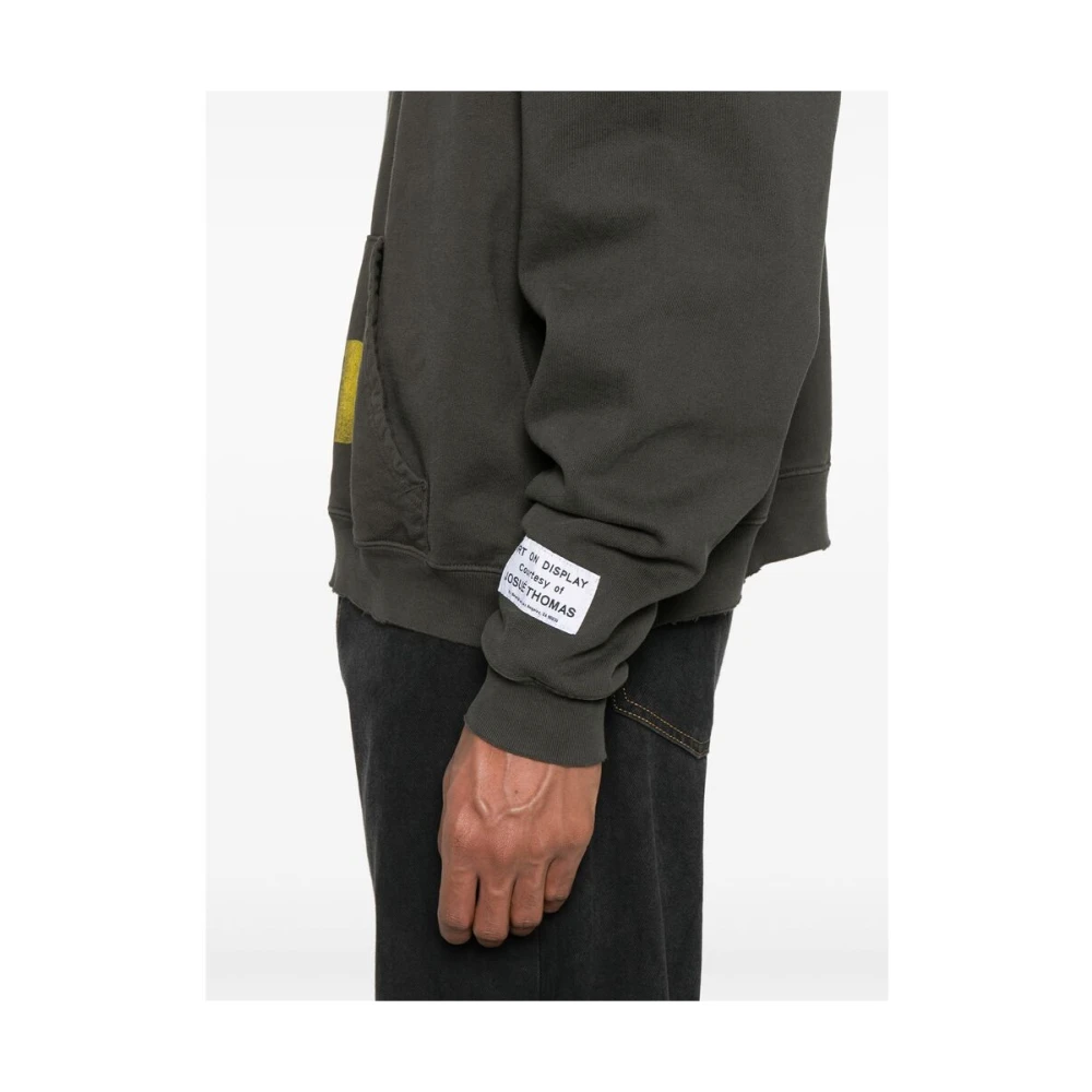 Gallery Dept. Antraciet hoodie met logoprint Gray Heren
