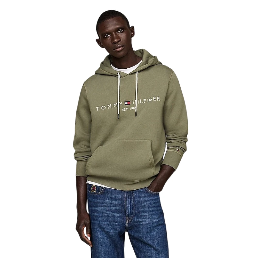 Tommy Hilfiger Groene Hoodie Green Heren