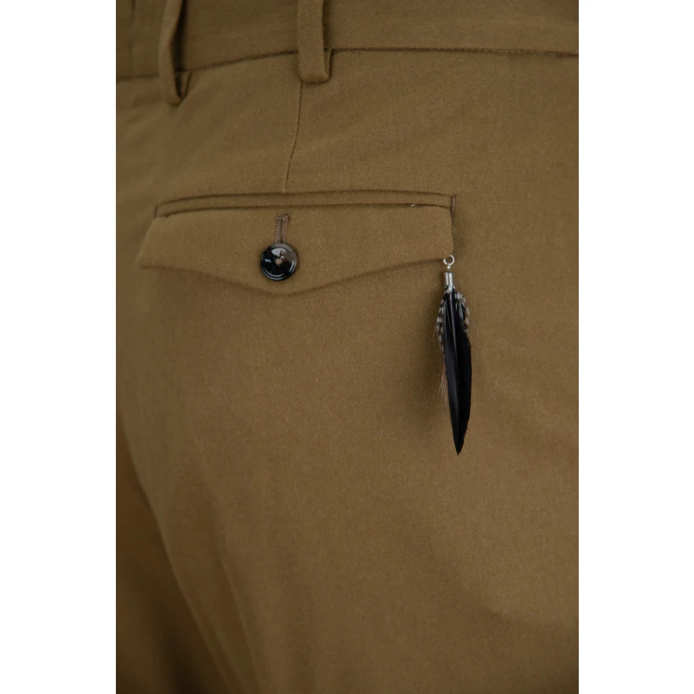 PT Torino Heren Wolblend Pantalon Orange Heren