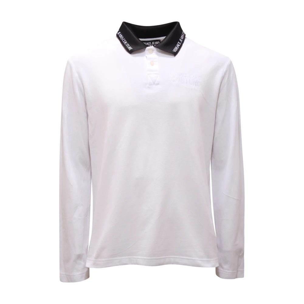 Versace Men's White Couture Shirt - Polo Shirts - M - Tops