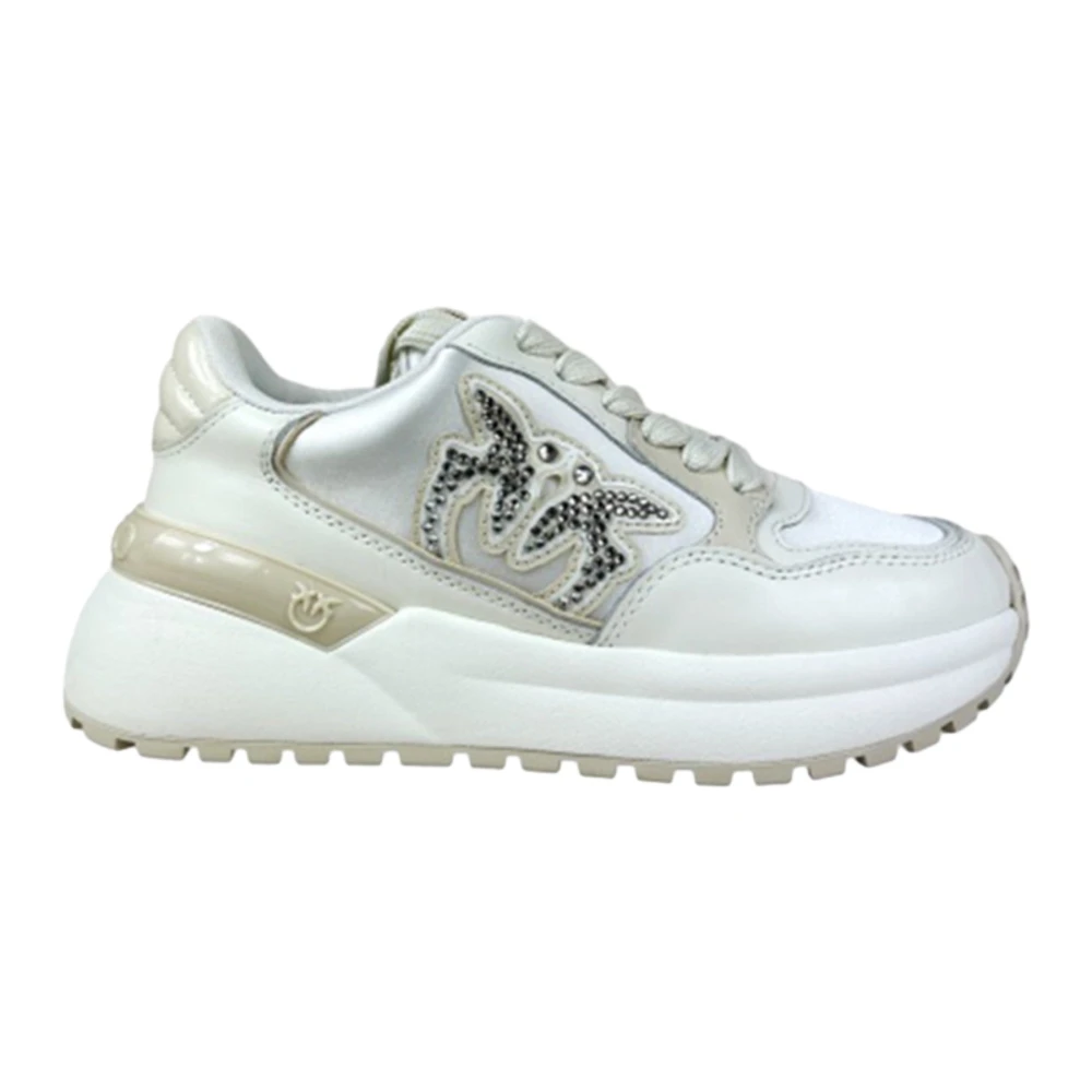 Pinko Casual Sneaker met 100% samenstelling Dames Schoenen Wit