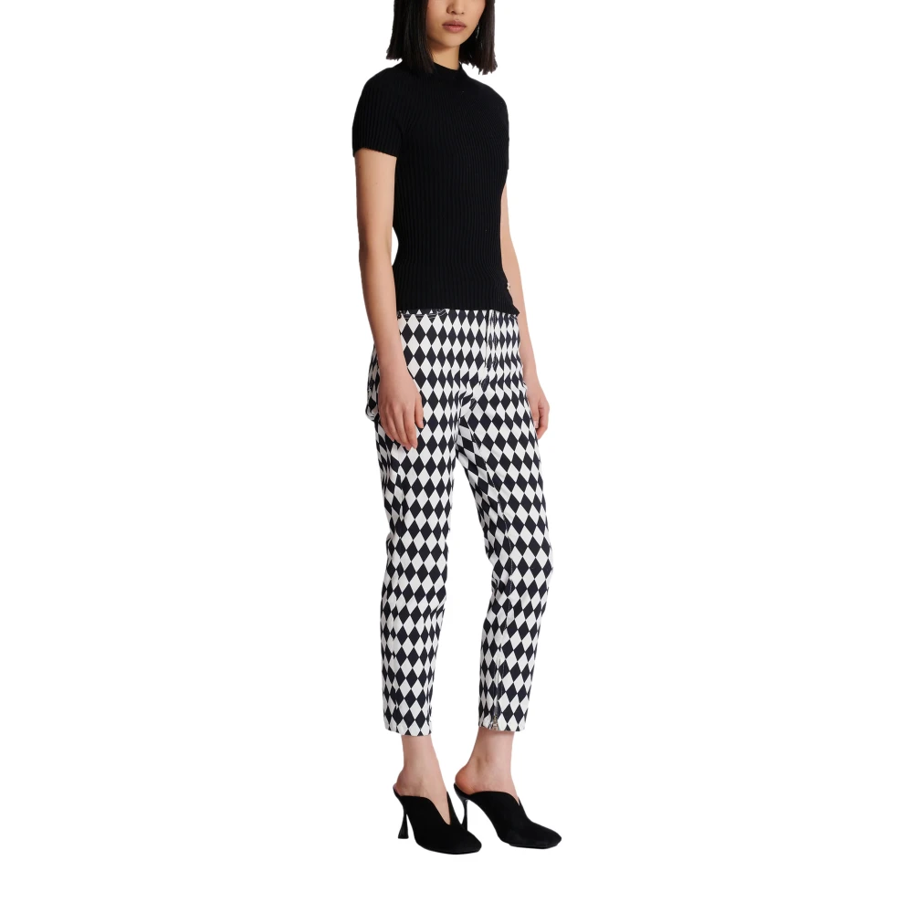 Balmain Geribbelde gebreide top Black Dames