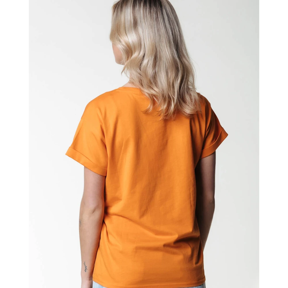 Colourful Rebel T-shirt Orange Dames