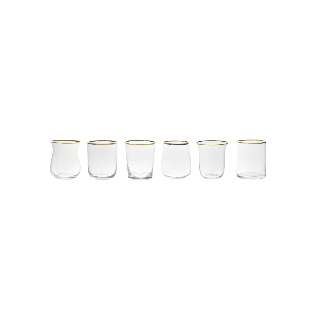 Bitossi Home Assortiment Tumbler Set Transparant Goud White Dames