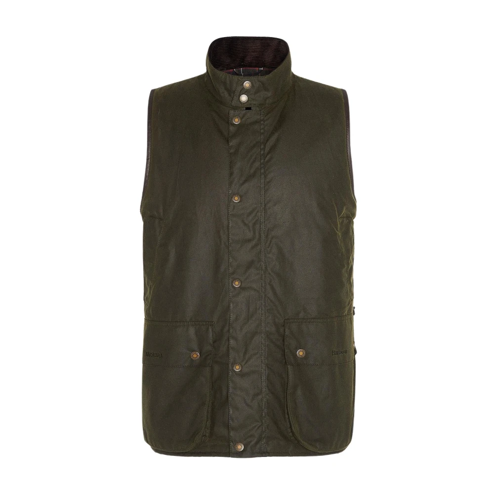Baracuta Heritage Style Gilet Green Heren