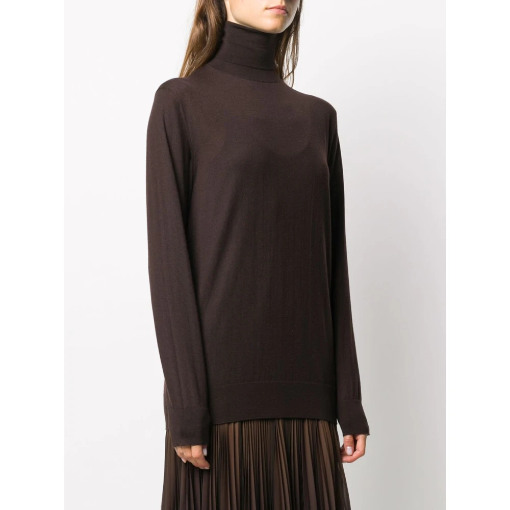 Dolce & Gabbana Ebony Kasjmier Gebreide Rolhals Sweater Black Dames