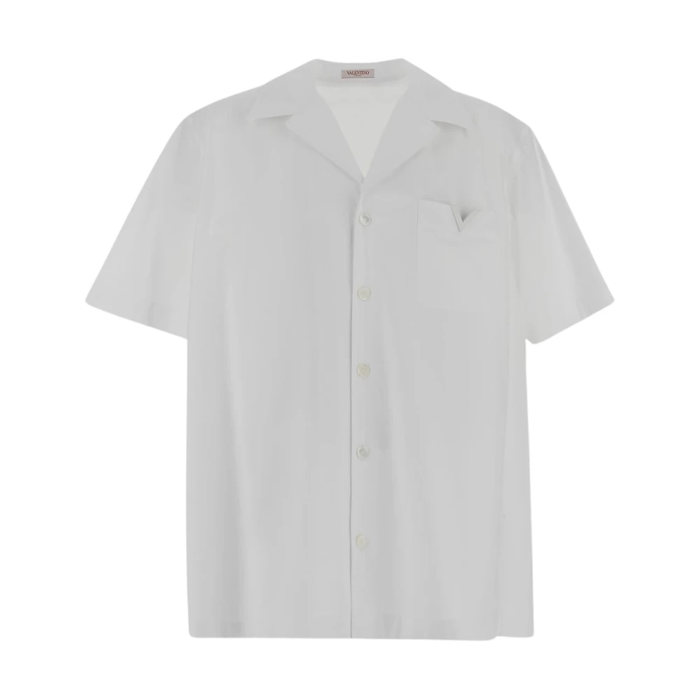 Valentino Katoenen shirt in -stijl White Heren