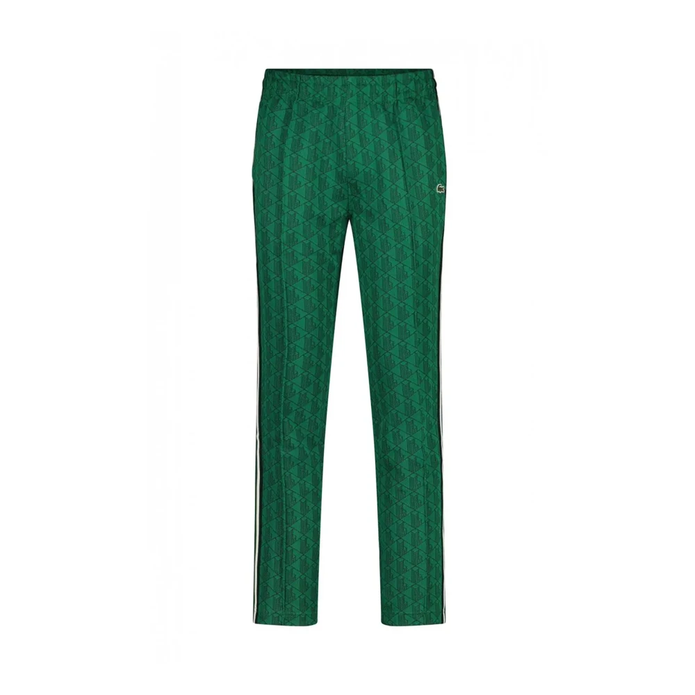 Lacoste Sweatpants met Jacquard-patroon Green Heren
