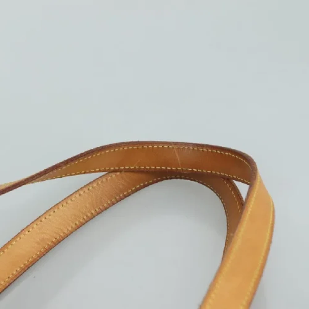 Louis Vuitton Vintage Pre-owned Leather handbags Yellow Dames