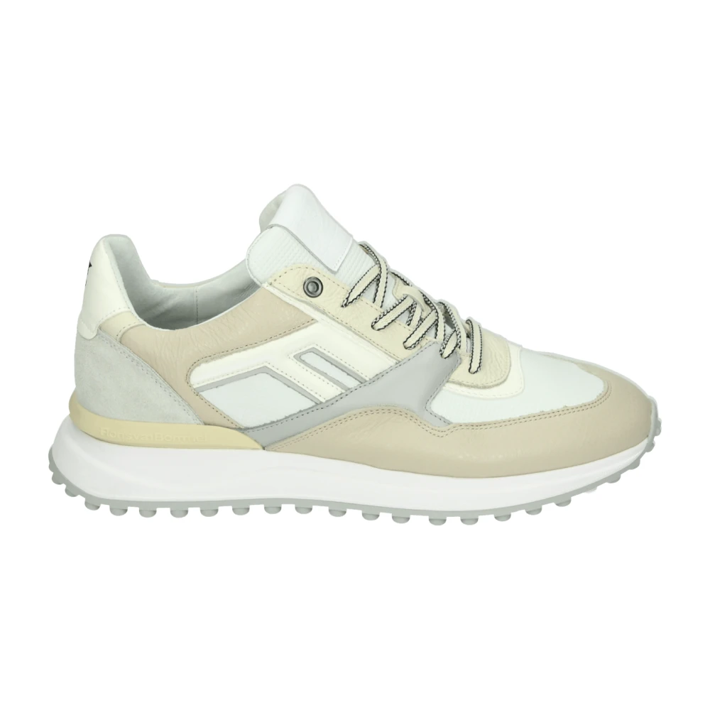Floris van Bommel Casual witte sneakers met uitneembaar voetbed Heren Schoenen Veelkleurig Multicolor