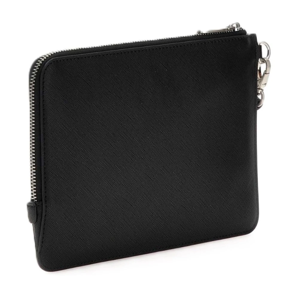 Guess Heren Logo Pouch Black Heren