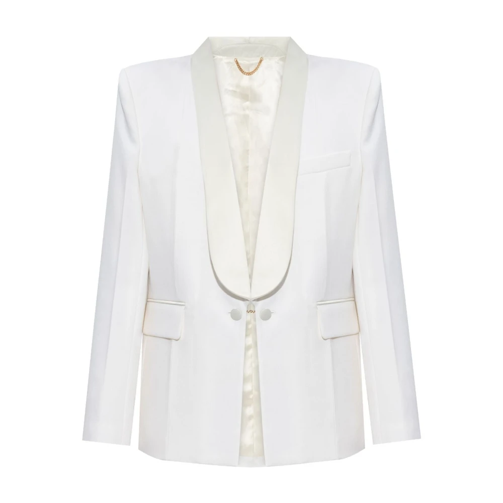 Victoria Beckham Elegante Witte Buitenkleding Jas White Dames