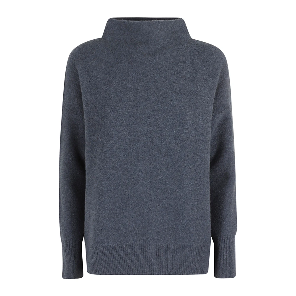 Vince Trechter Hals Pullover Sweater Blue Dames