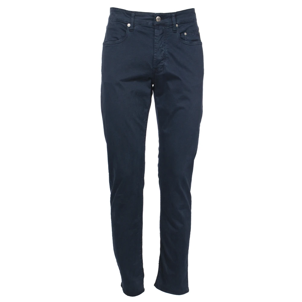 Siviglia Katoenen Marotta Broek 5-Pocket Stijl Blue Heren