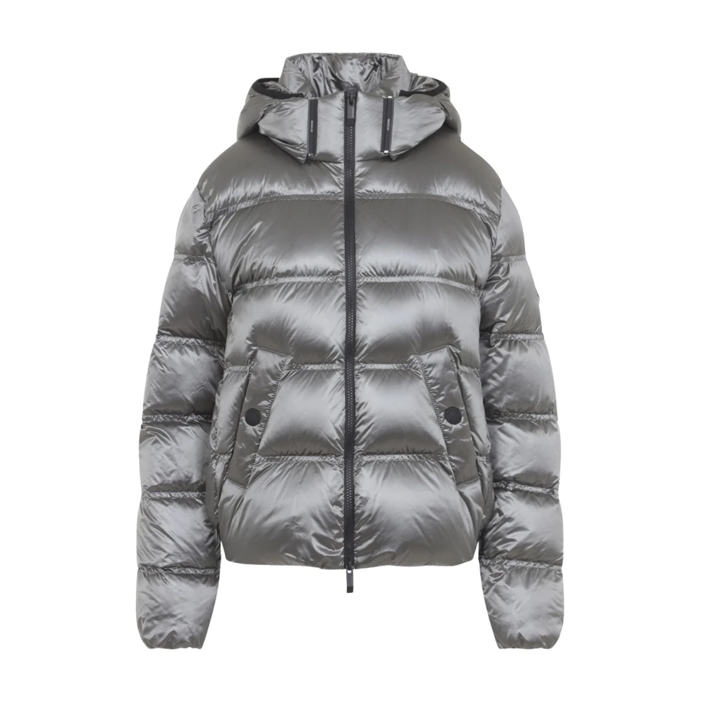 Moncler Sensation Short Down Jacket - Female - Winter Jackets - Gray - 3XS - Jackets