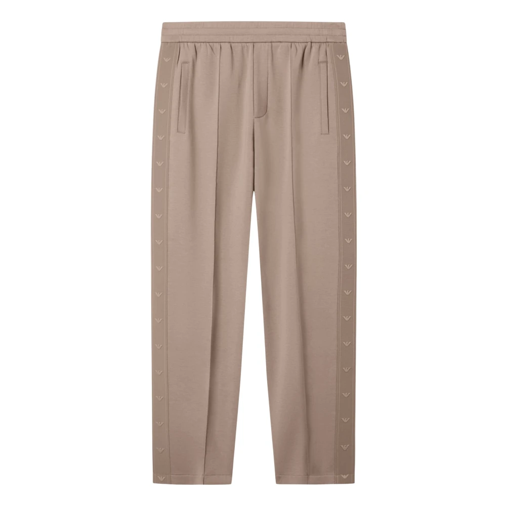 Emporio Armani Men's Beige J06 Slim Fit Trousers