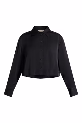 chemise-courte-en-satin