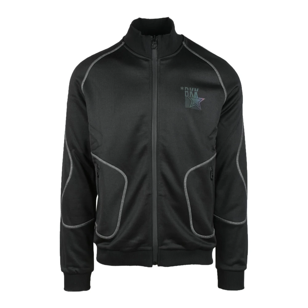 Bikkembergs Casual Sweatshirt 50% Polyester 50% Cotton Black Heren