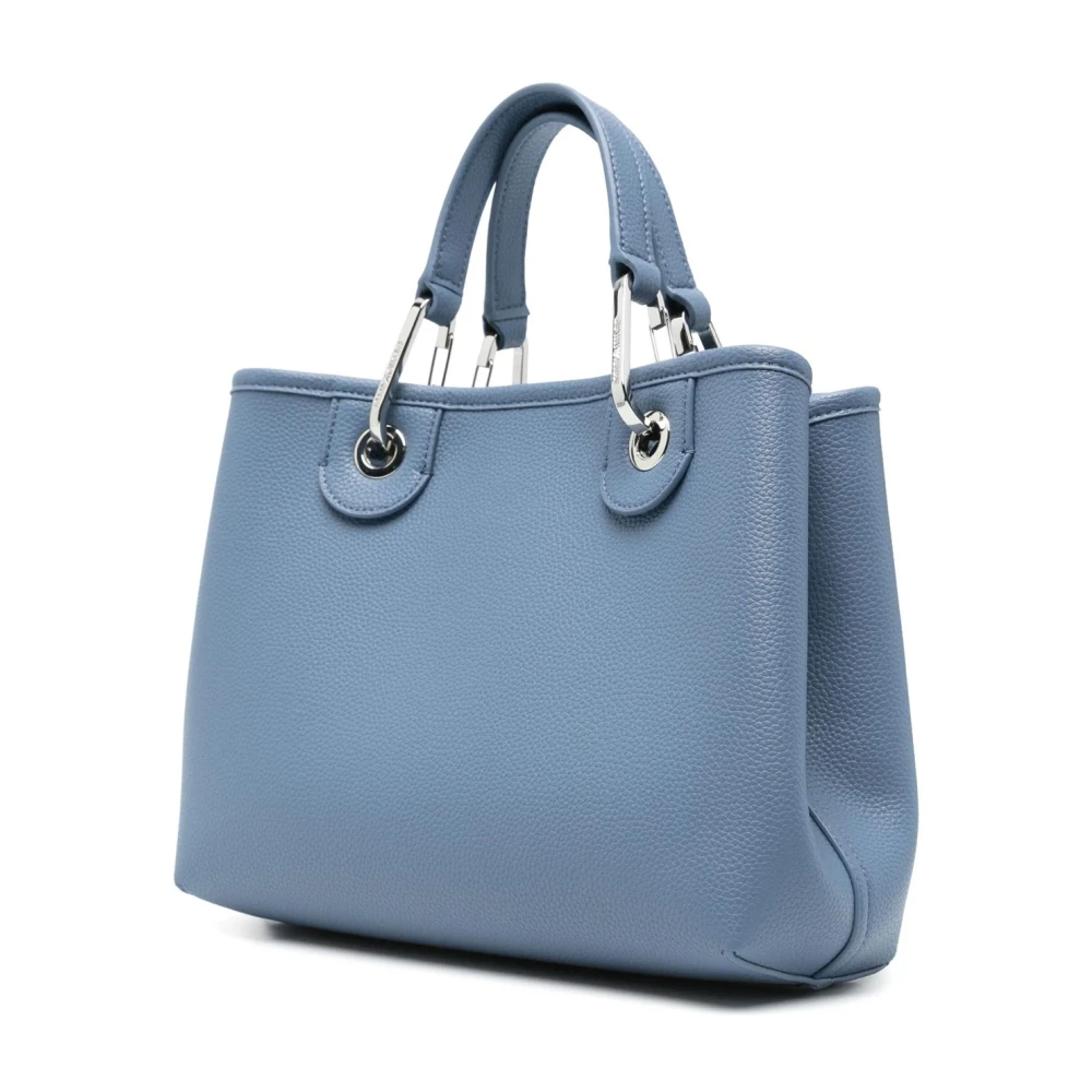 Emporio Armani Stijlvolle tas met magnetische sluiting en afneembare band Blue Dames