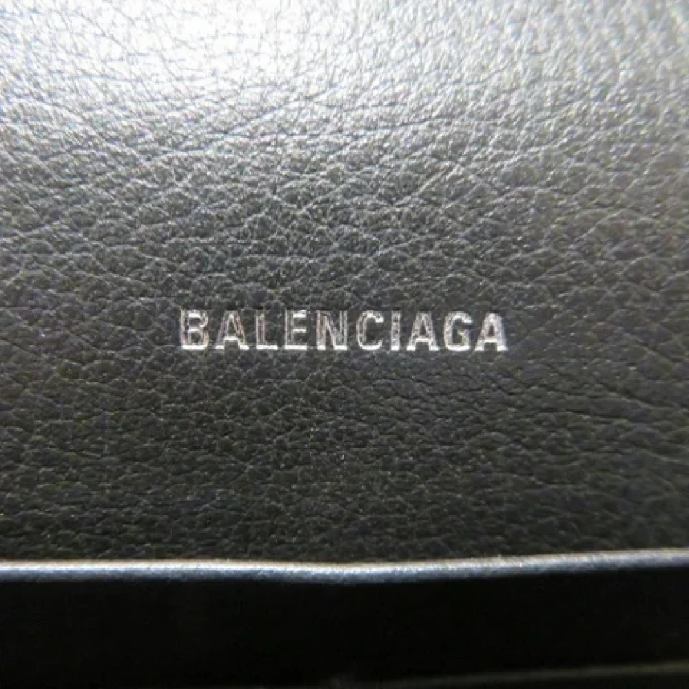 Balenciaga Vintage Pre-owned Leather wallets Black Dames