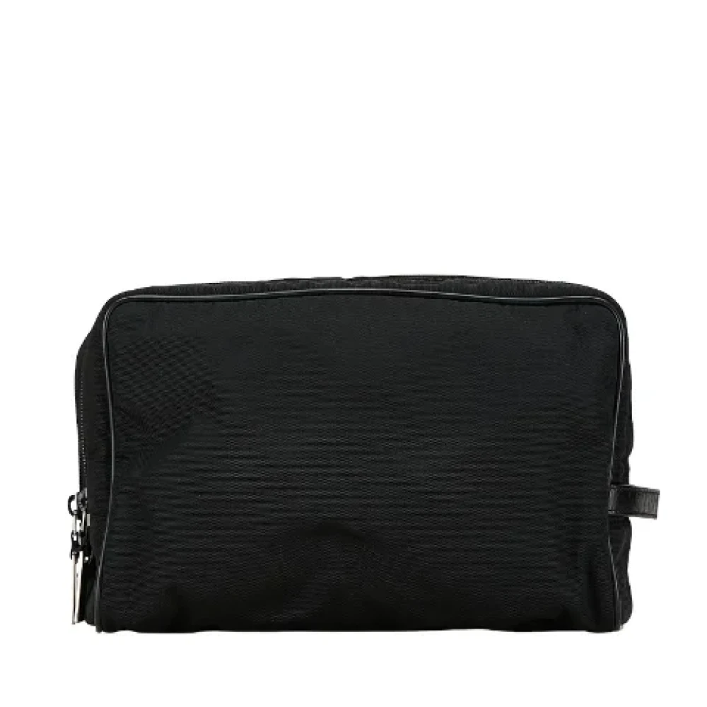 Gucci Vintage Pre-owned Canvas gucci-bags Black Dames