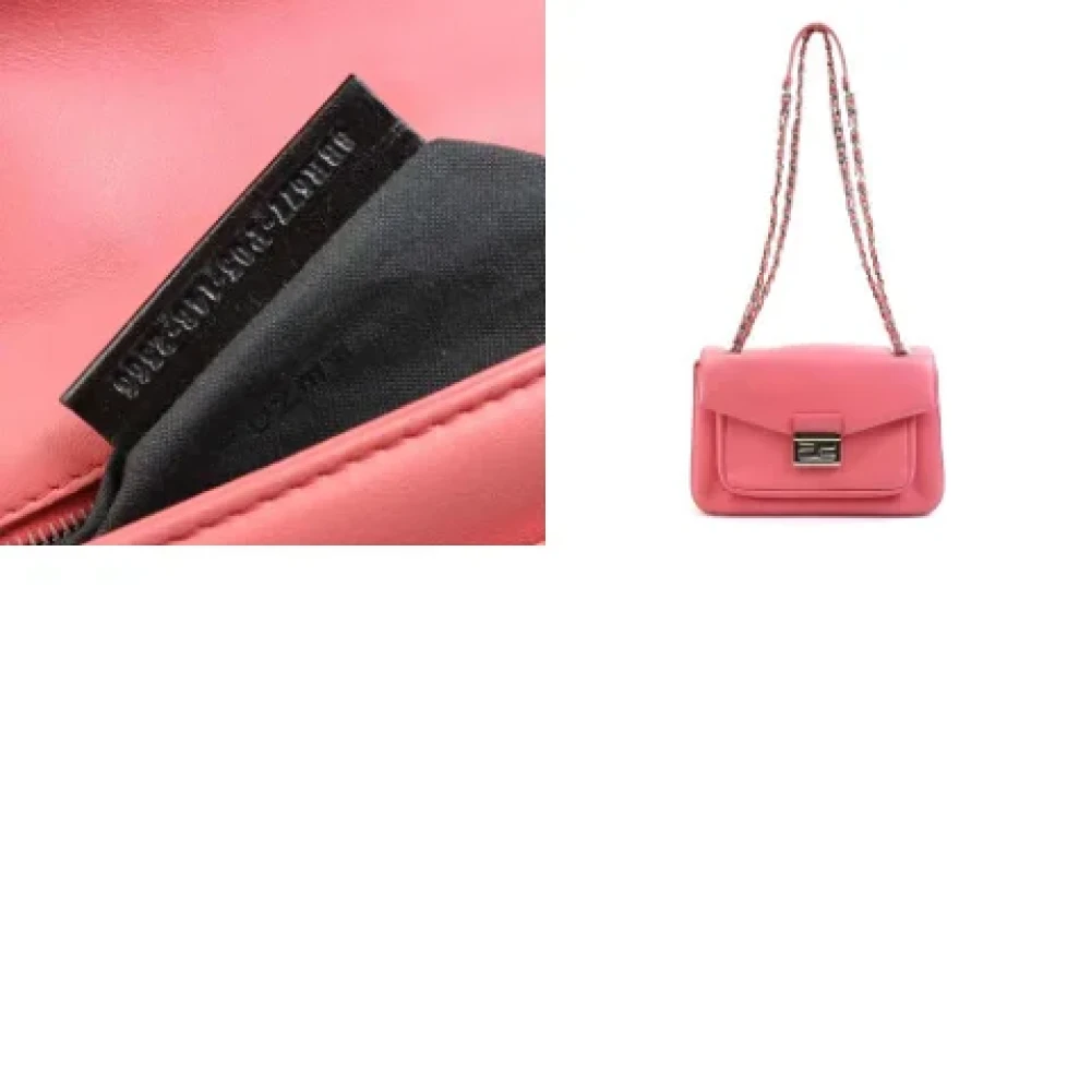 Fendi Vintage Pre-owned Leather fendi-bags Pink Dames