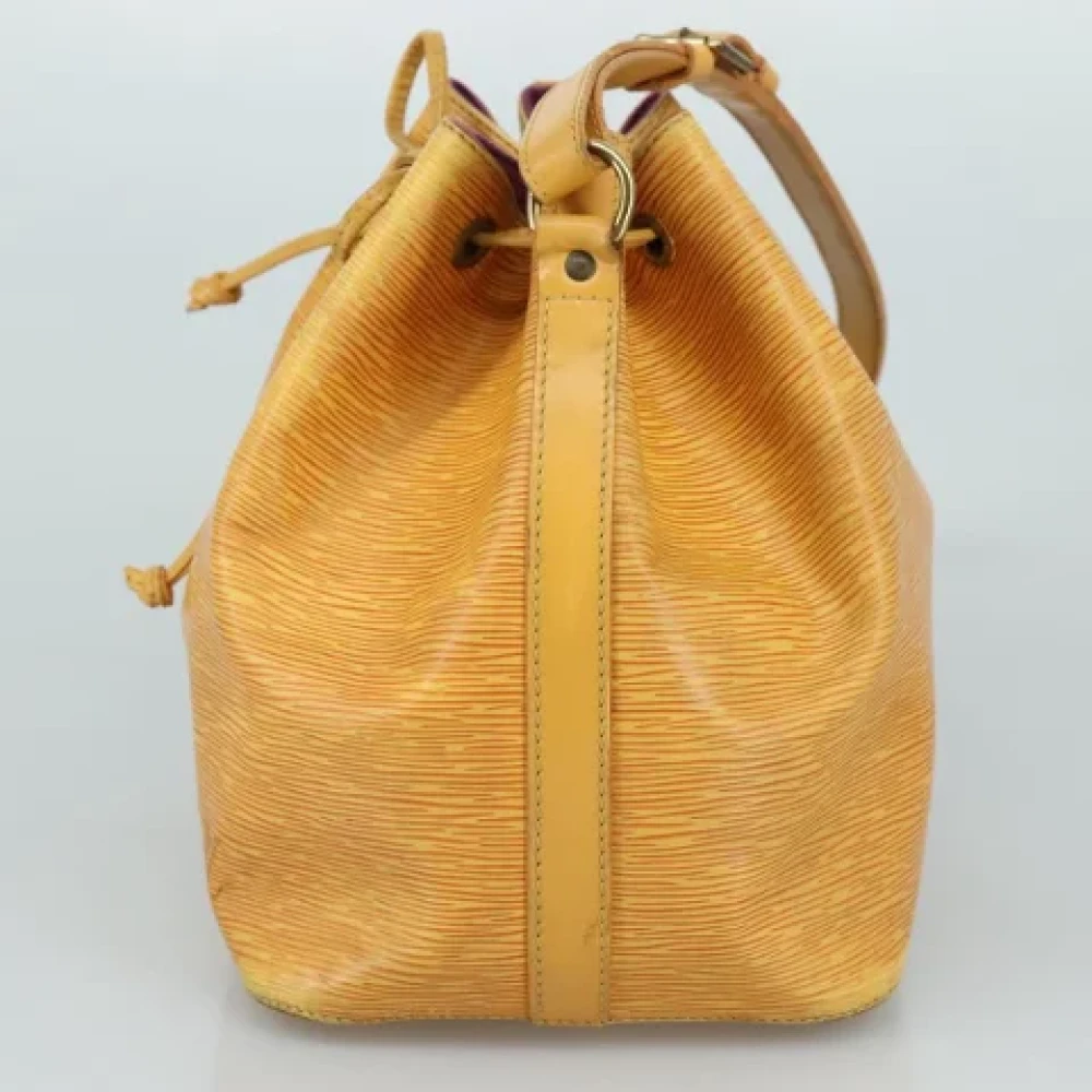 Louis Vuitton Vintage Pre-owned Leather louis-vuitton-bags Yellow Dames