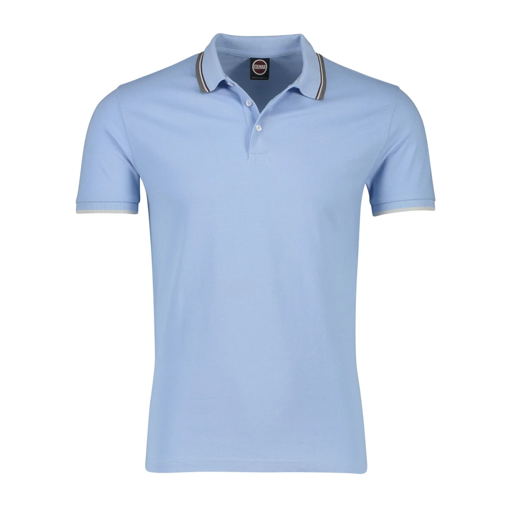 Colmar Polo Shirt Korte Mouw Lichtblauw Blue Heren