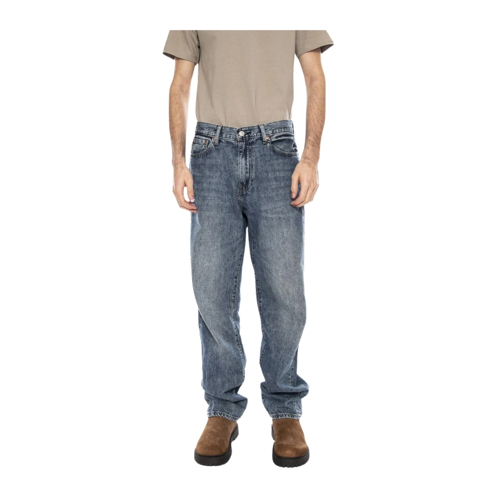 Levis Herren Blau 568™ Loose Straight Dark Indigo - Worn In - Image 4