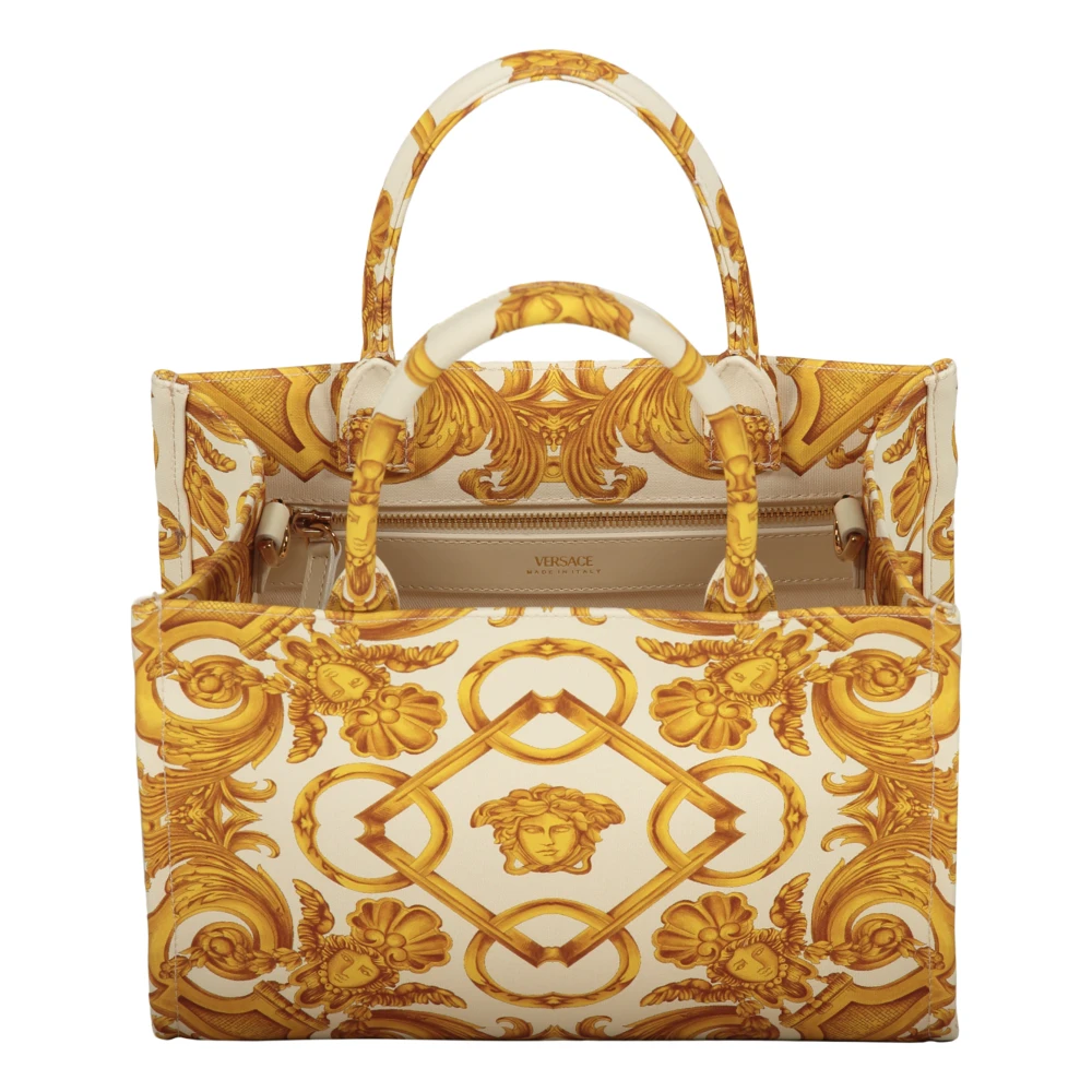 Versace Jacquard motief canvas tas Multicolor Dames
