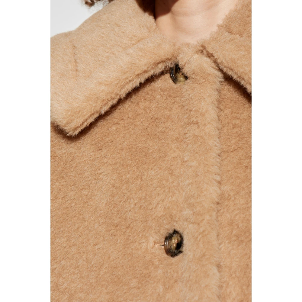 Max Mara Bont poncho Tenebre Beige Dames