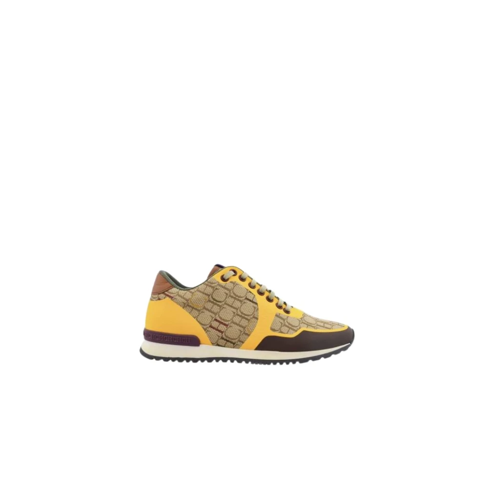Carolina Herrera Canvas Runner Sneakers Petra Heren Schoenen Beige