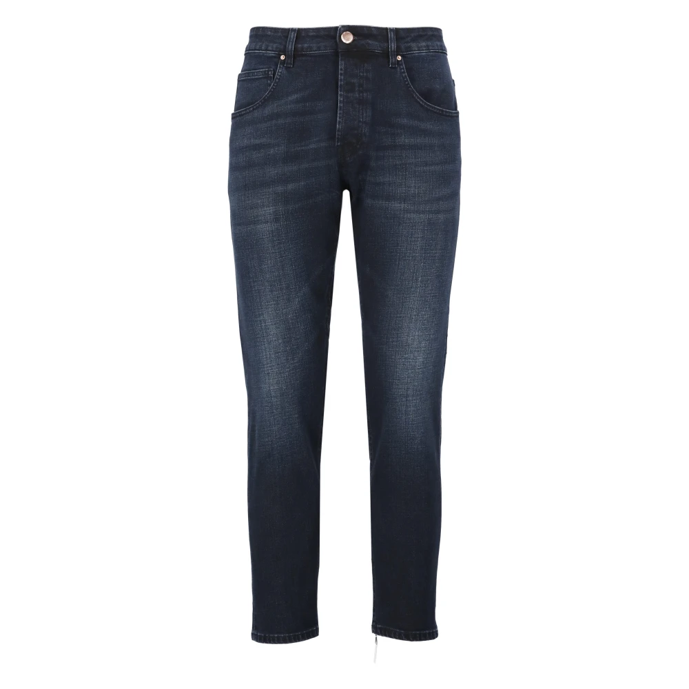 Don The Fuller Blauwe Katoenen Jeans met Borduurwerk Blue Heren