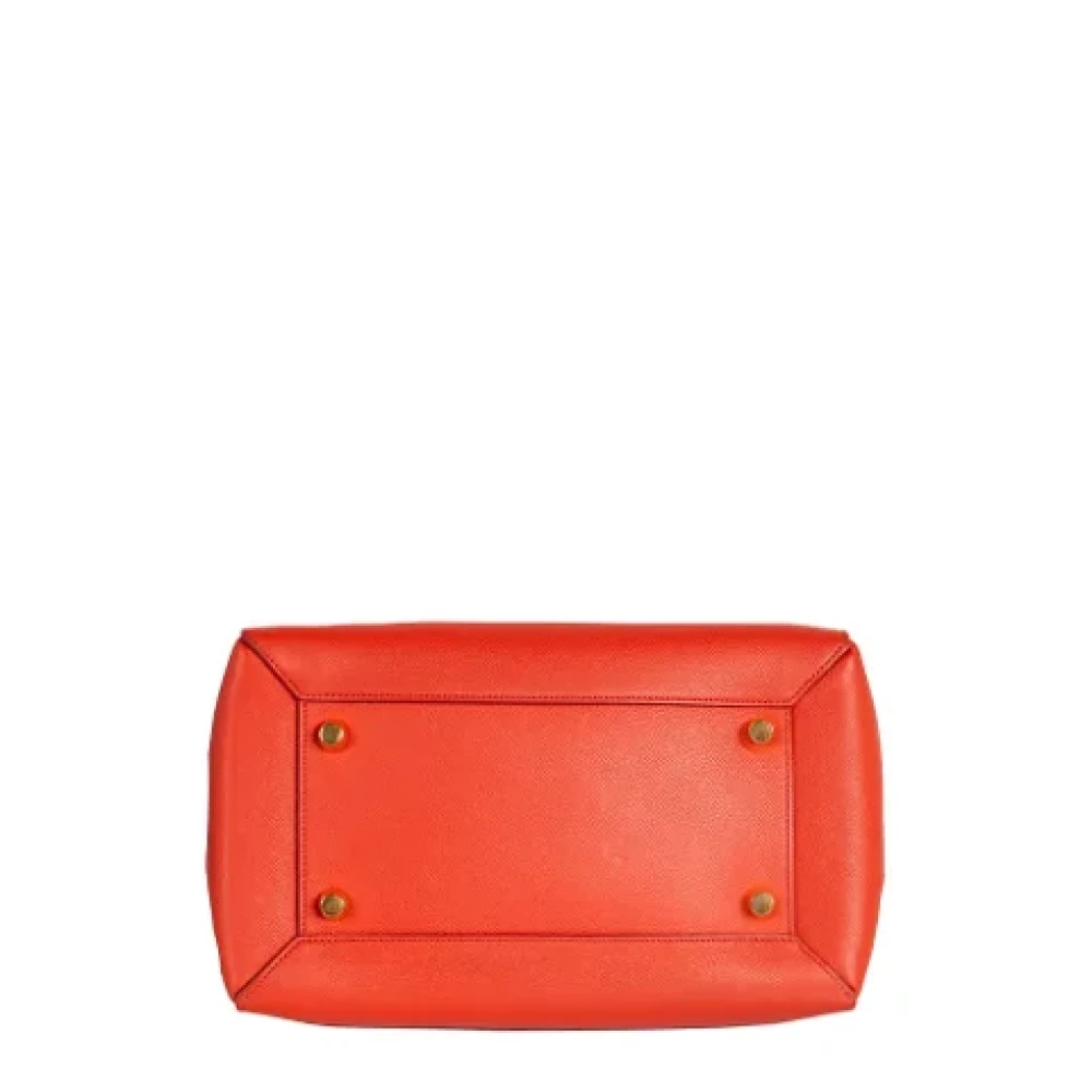 Celine Vintage Pre-owned Leather celine-bags Red Dames