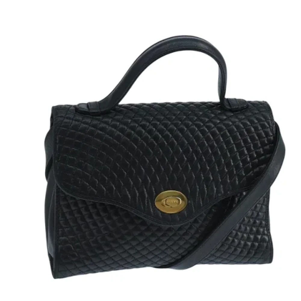 Bally Pre-owned Leather handbags Black Dames
